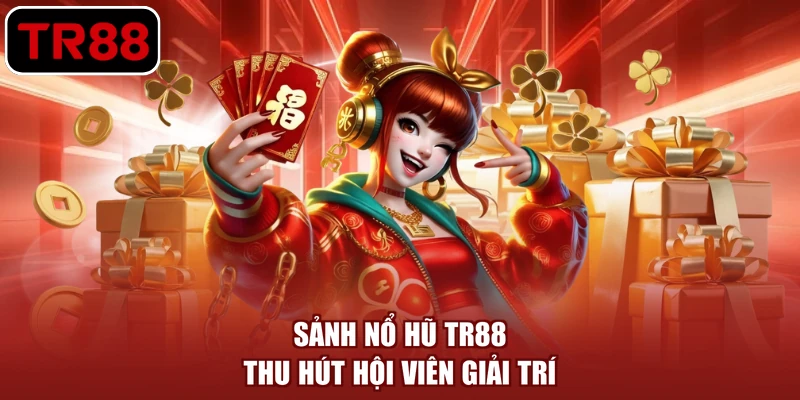 Sảnh nổ hũ TR88 thu hút hội viên giải trí